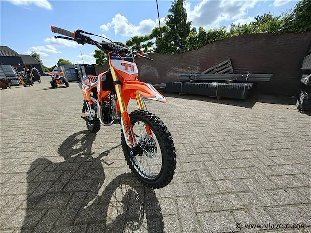 Ultra motocross 125cc oranje - afbeelding 14 van  21