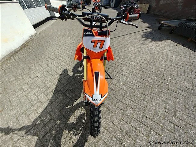 Ultra motocross 125cc oranje - afbeelding 15 van  21