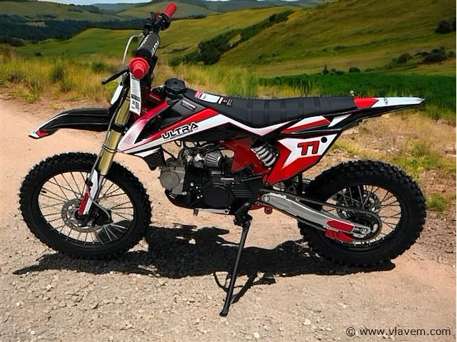 Ultra motocross 125cc rood - afbeelding 3 van  10