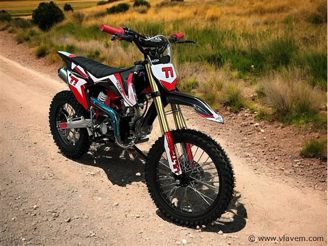 Ultra motocross 125cc rood - afbeelding 7 van  10