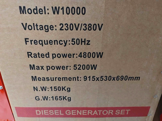 Ultra toolz - w10000 - stroomgenerator diesel ut - 2024 - afbeelding 8 van  8