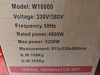 Ultra toolz - w10000 - stroomgenerator diesel ut - 2024 - afbeelding 8 van  8