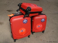 Ultralight kofferset rood - afbeelding 4 van  4