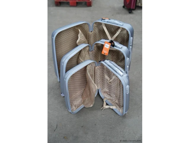 Ultralight kofferset zilver - afbeelding 2 van  4