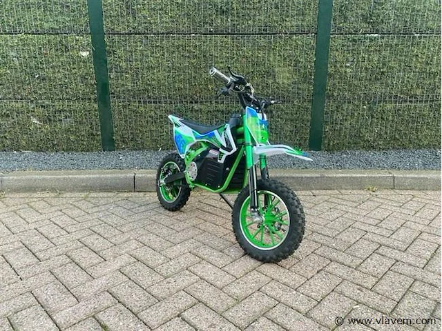 Ultramotocross 1000w mini pitbike groen - afbeelding 1 van  4