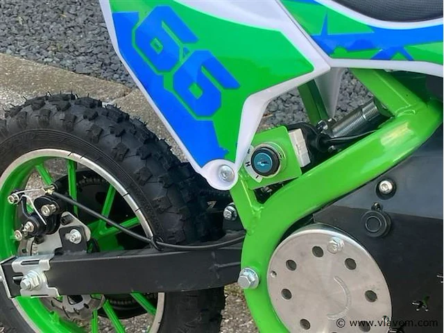 Ultramotocross 1000w mini pitbike groen - afbeelding 4 van  4