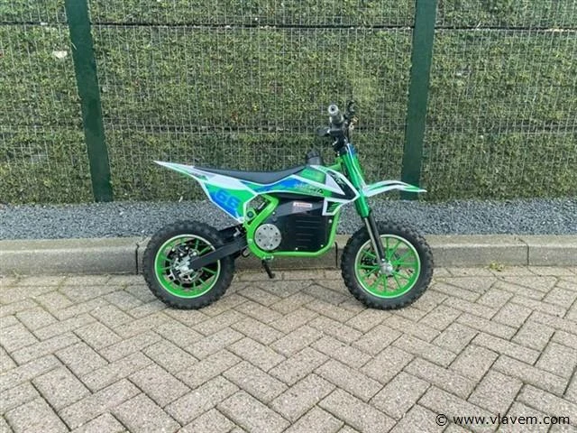 Ultramotocross 1000w mini pitbike groen - afbeelding 2 van  4