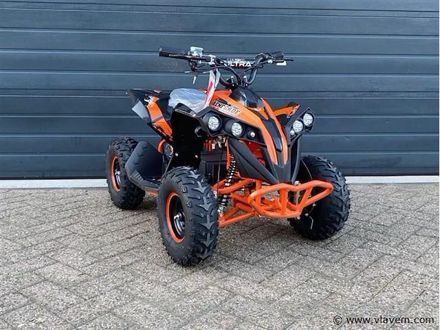 Ultramotocross 1000w quad oranje - afbeelding 1 van  5