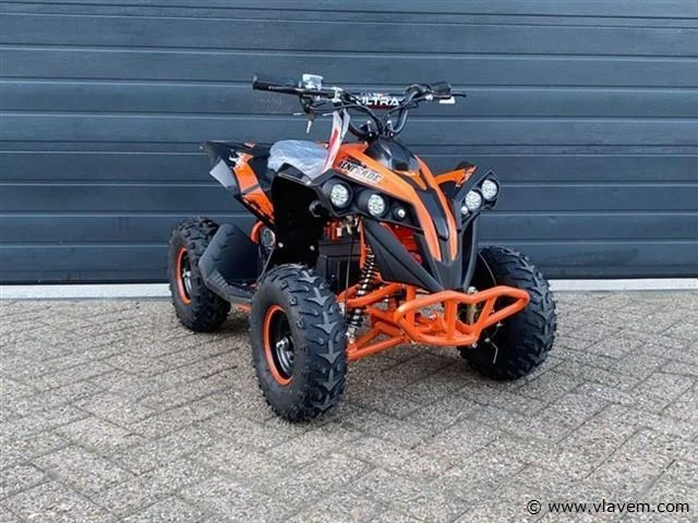 Ultramotocross 1000w quad oranje - afbeelding 1 van  5