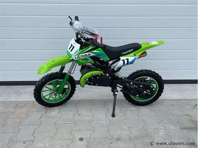 Ultramotocross 49cc mini pitbike groen - afbeelding 1 van  1