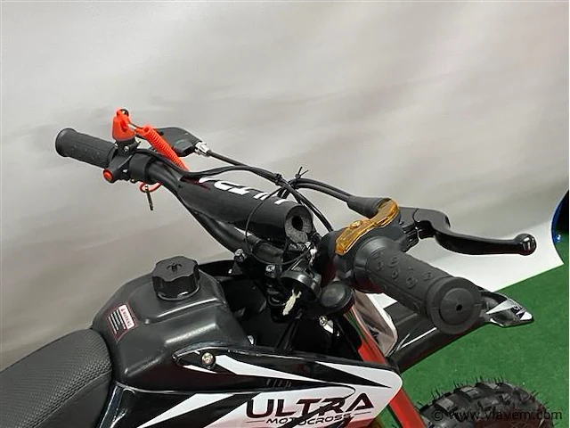 Ultramotocross 49cc mini pitbike zwart - afbeelding 4 van  4