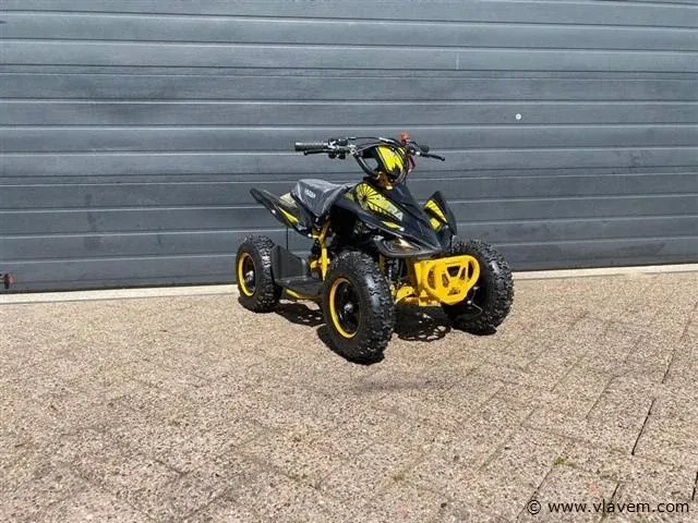 Kindervoertuigen, e-pitbikes, quads, trampolines enz.
