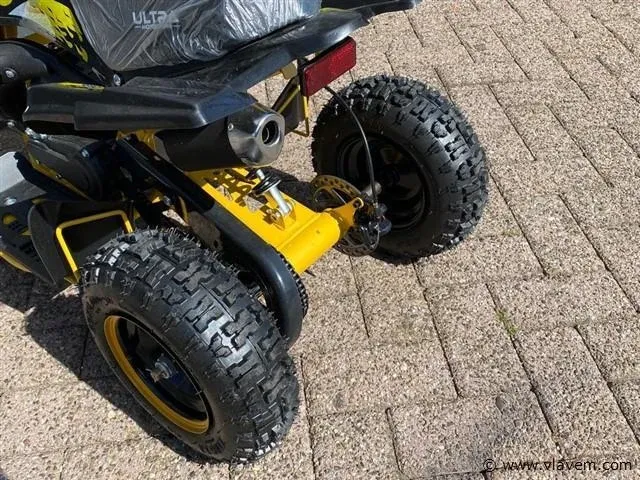 Ultramotocross 800w kinderquad (geel) - afbeelding 5 van  6