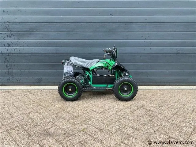 Ultramotocross 800w kinderquad (groen) - afbeelding 2 van  6