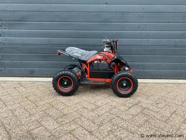 Ultramotocross 800w kinderquad (rood) - afbeelding 2 van  6