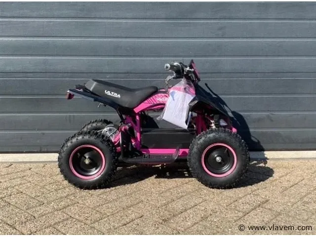 Ultramotocross 800w kinderquad (roze) - afbeelding 5 van  6