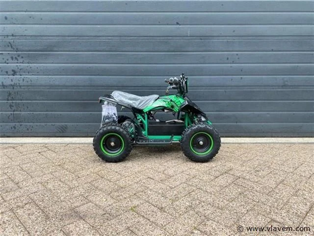 Ultramotocross 800w quad groen - afbeelding 2 van  6