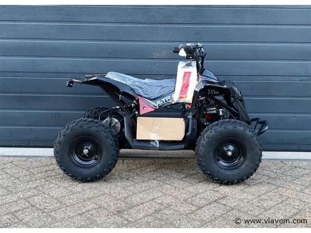 Ultramotocross ranger 1000w elektrische mini quad (zwart) - afbeelding 2 van  5
