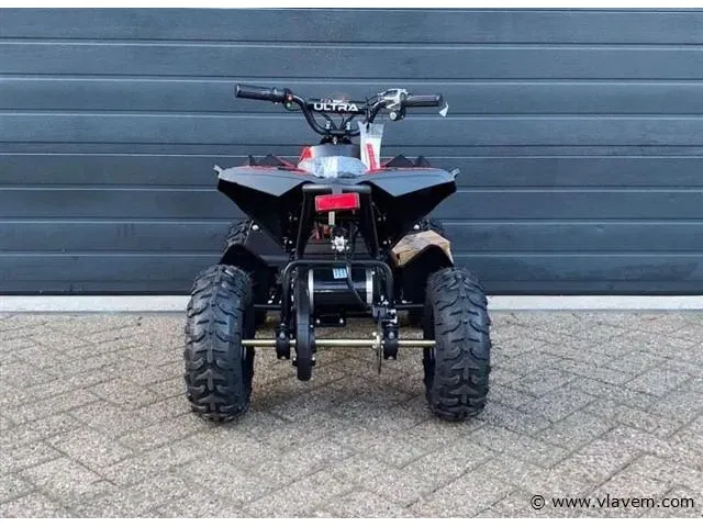 Ultramotocross ranger 1000w elektrische mini quad (zwart) - afbeelding 3 van  5