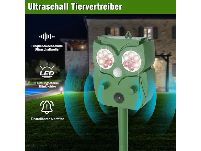 Ultrasone kattenverjager (2stuks) - afbeelding 4 van  7