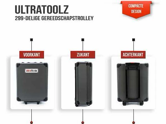 Ultratoolz gereedschapskoffer - afbeelding 5 van  7