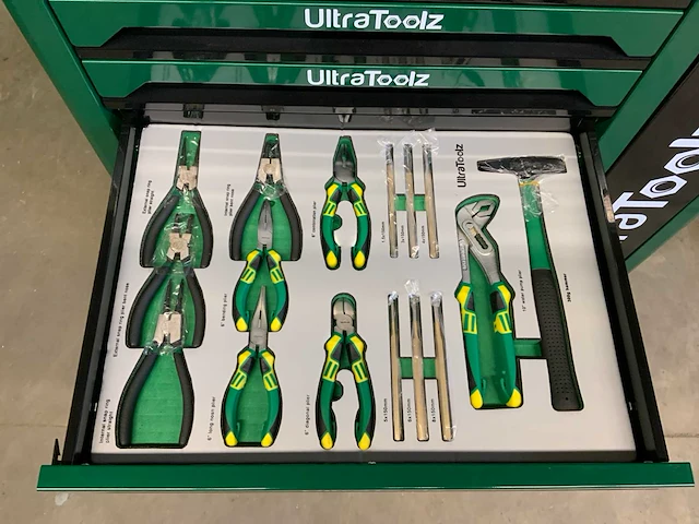 Ultratoolz gereedschapswagen 7/7 green - afbeelding 7 van  10