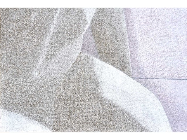 Umberto - naakt in badkamer - kleurpotloodtekening - 1995 - afbeelding 7 van  11