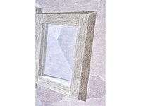 Umberto - naakt in badkamer - kleurpotloodtekening - 1995 - afbeelding 10 van  11