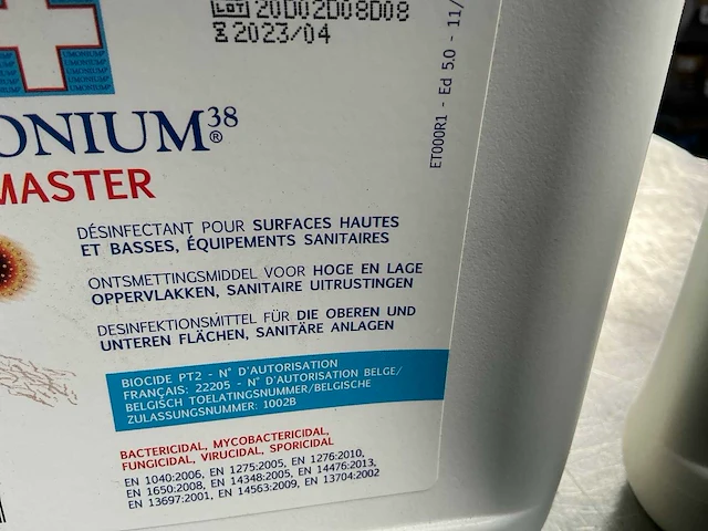 Umonium master bidon ontsmettingsmiddel (2x) - afbeelding 4 van  4