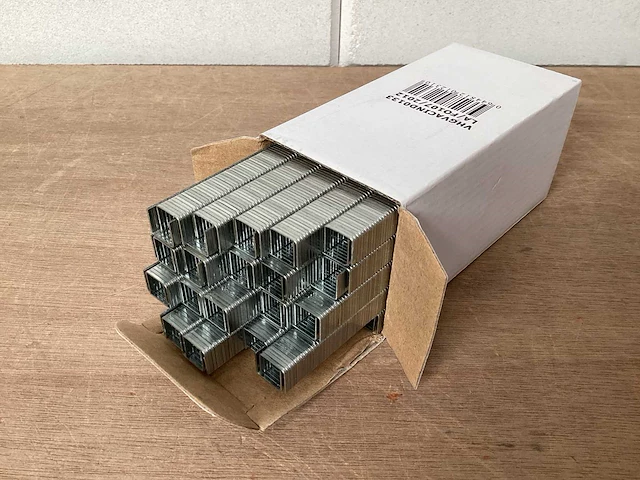 Uni nieten voor tacker, 10x10 mm, 5.000 stuks (30x) - afbeelding 1 van  2