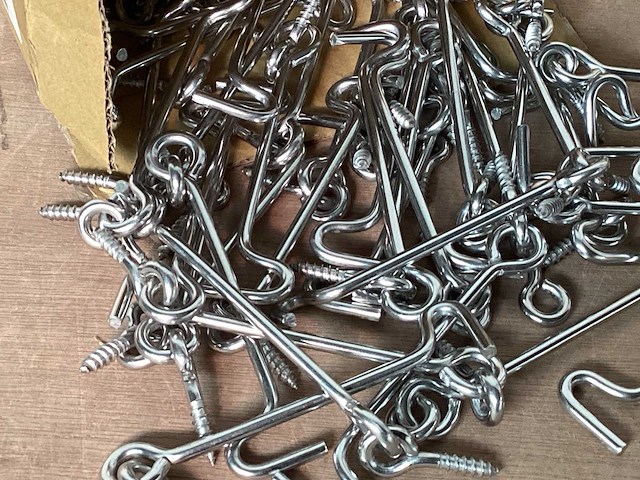 Uni windhaak 100 mm rvs (300x) - afbeelding 2 van  3