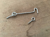 Uni windhaak 100 mm rvs (300x) - afbeelding 3 van  3