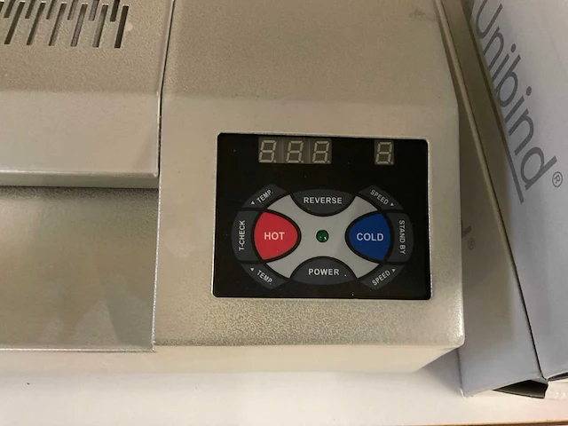 Unibind rhd-2201p inbindmachine - afbeelding 3 van  8