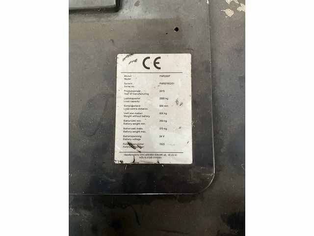 Unicarriers - pmr200p - electric pallet trucks - 2015 - afbeelding 3 van  11