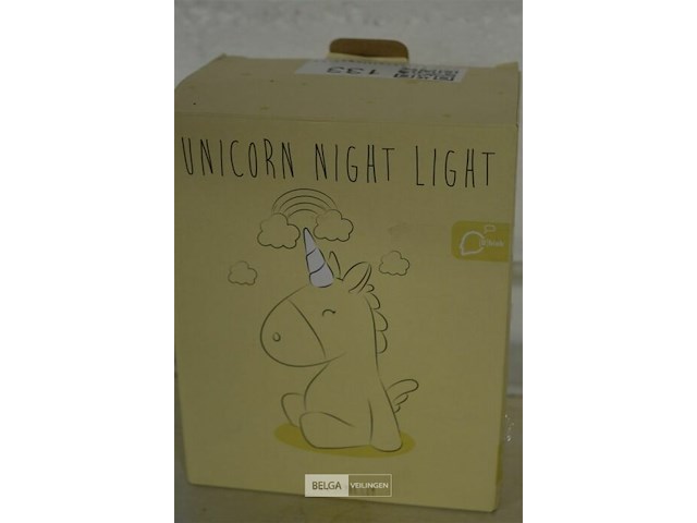 Unicorn nachtlampje - afbeelding 2 van  3