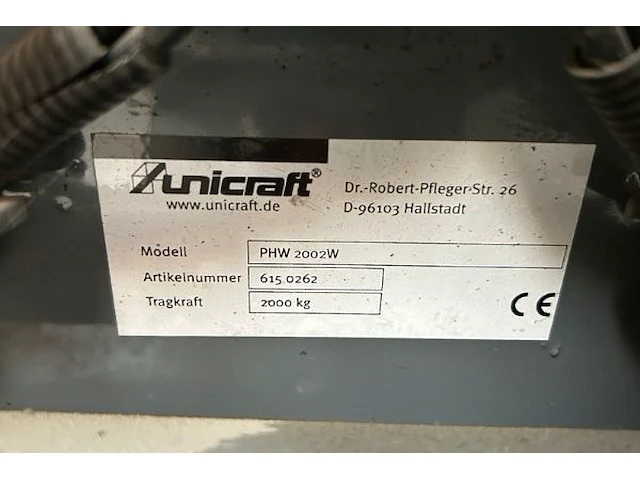 Unicraft transpallet met weegschaal - afbeelding 6 van  8