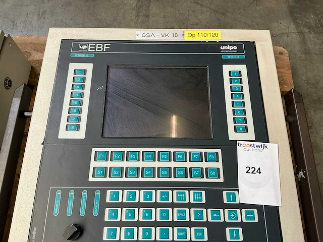 Unipo ebf bedieningspaneel (2x) - afbeelding 3 van  5