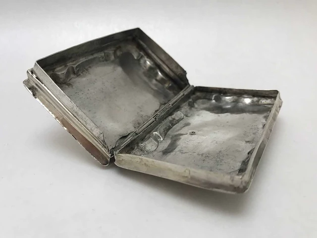 Unique dutch silver tobacco box gift from by king william iii of the netherlands (1849-1890) - afbeelding 3 van  34