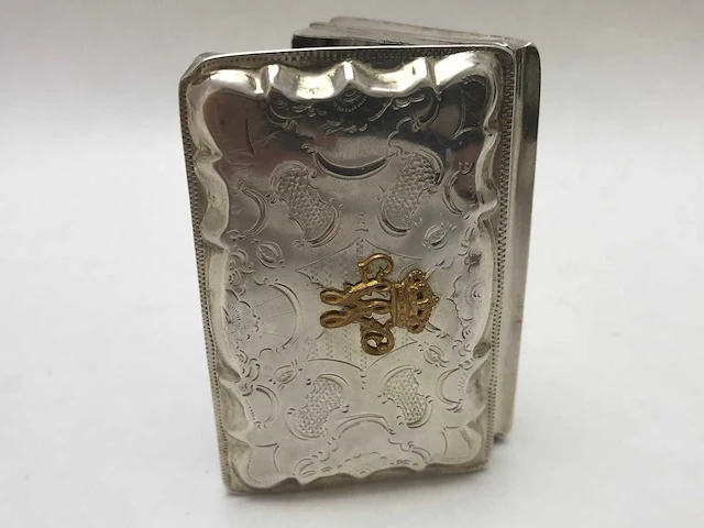 Unique dutch silver tobacco box gift from by king william iii of the netherlands (1849-1890) - afbeelding 6 van  34