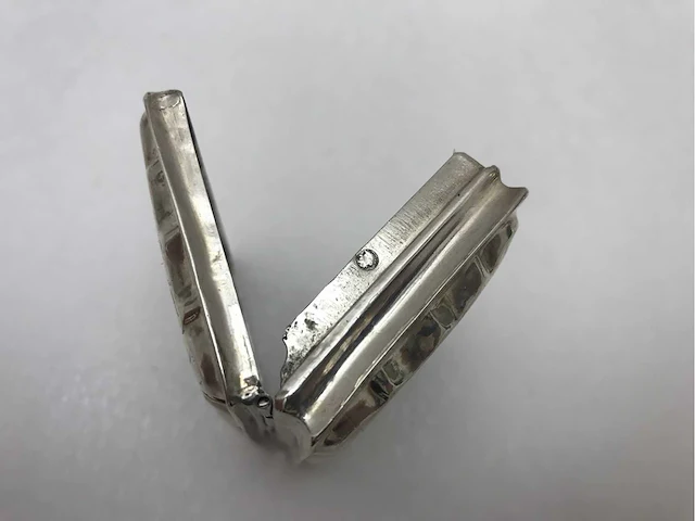 Unique dutch silver tobacco box gift from by king william iii of the netherlands (1849-1890) - afbeelding 13 van  34