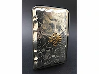 Unique dutch silver tobacco box gift from by king william iii of the netherlands (1849-1890) - afbeelding 24 van  34