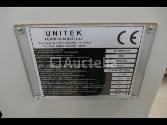 Unitek 3nrrr1370 sorteermachine - afbeelding 19 van  23