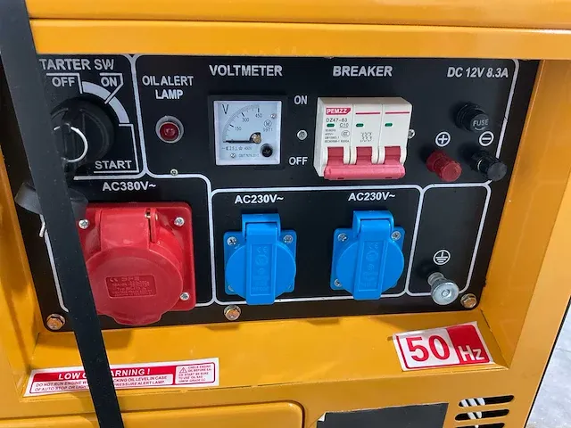 Universal kraft uk diesel 9500 stroomgenerator - afbeelding 5 van  6