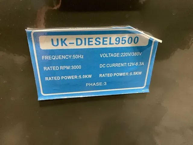 Universal kraft uk diesel 9500 stroomgenerator - afbeelding 6 van  6