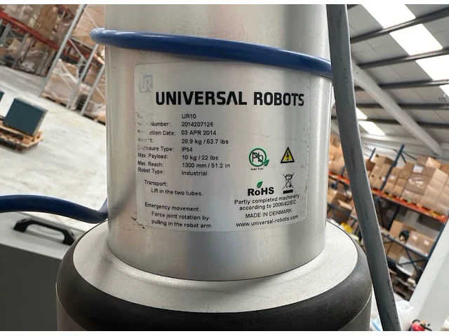 Universal robots ur10 6-assige robotarm - afbeelding 3 van  9