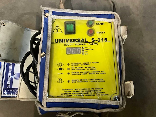 Universal s-315 electromof lasapparatuur + spiegellas apparaat voor pe buizen - afbeelding 8 van  14