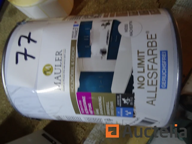 Universele kleur wit mauler 2.5 l - afbeelding 1 van  5