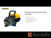 Universele tuinpomp zgonc gardenline ygl 650 - afbeelding 1 van  1