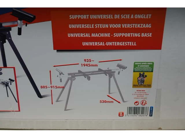 Universele verstekzaag steun workmen - afbeelding 2 van  4