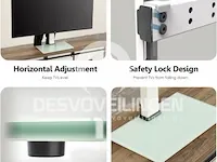 Universele witte tv-standaard - afbeelding 5 van  6